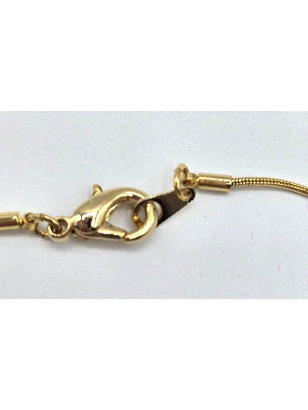 Vintage Gold Tone Gold & Filagree Bead Chain Necklace 16 in & Stretch Bracelet - Picture 4 of 8